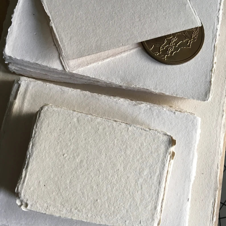 50 pack paper Deckle Edge Paper, Custom made paper