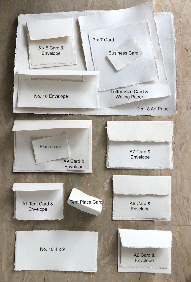 Handmade Paper Visiting Cards