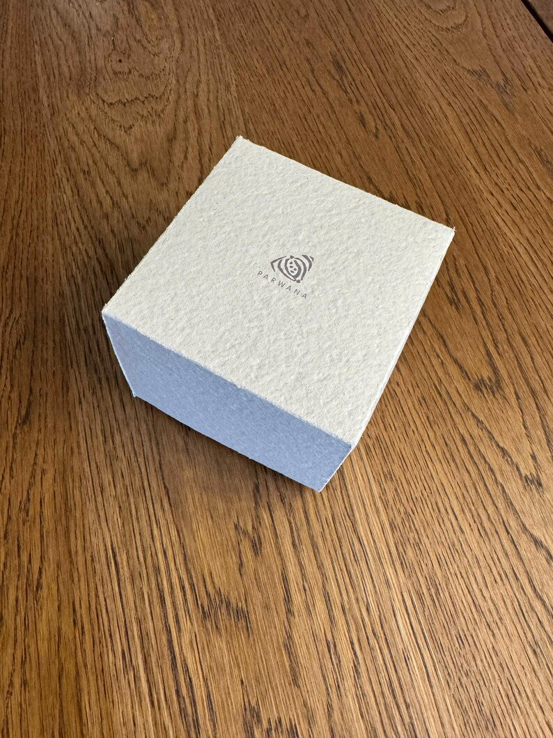 100 Place card Box, Note box, Note paper, Handmade Paper, Notes, Notepad, Handmade Paper, Deckle Edge Paper