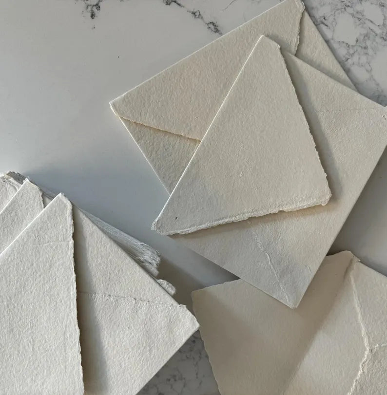 10 pack paper, Deckle Edge Paper, Custom made paper