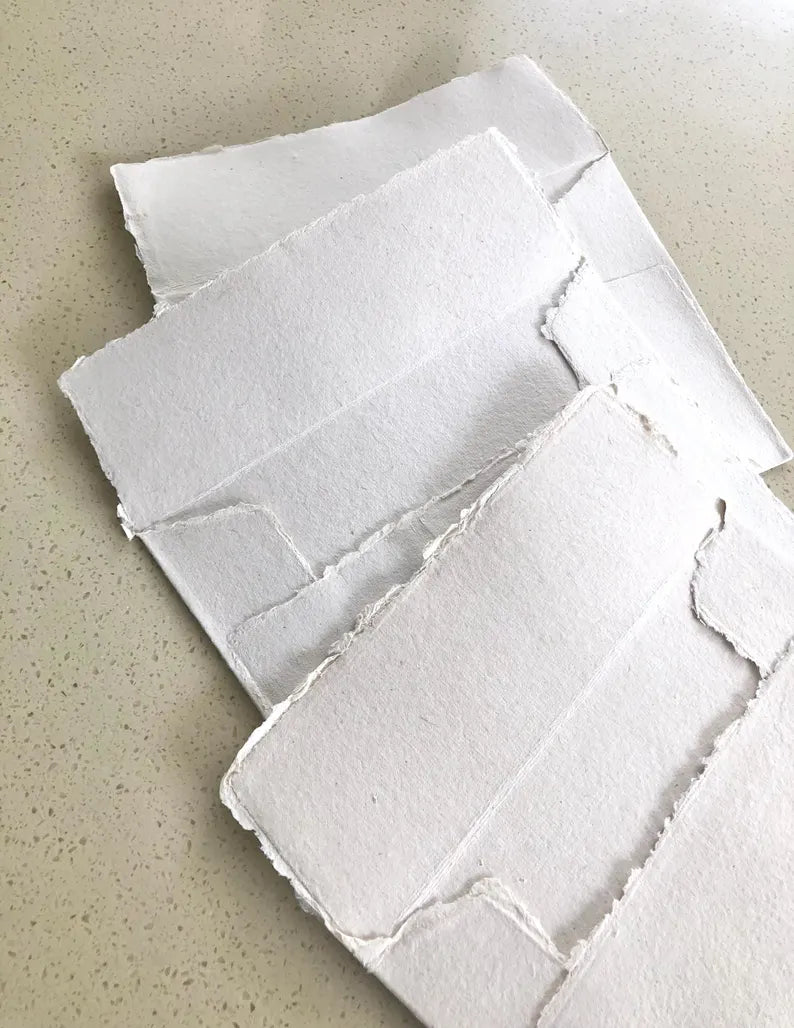Deckle Edge Handmade Paper Envelopes