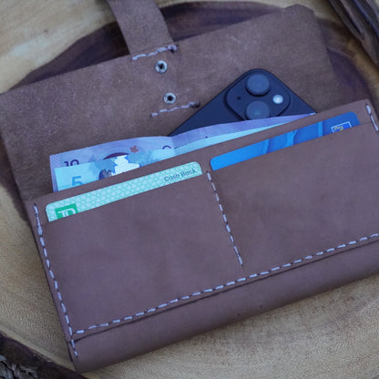 Brown Leather Bifold Wallet