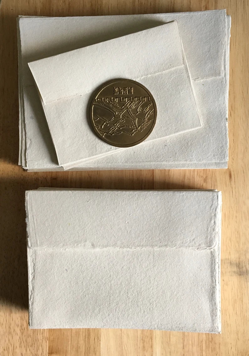 5 pack paper, Deckle Edge Paper, Custom made paper