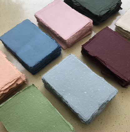 5 pack paper, Deckle Edge Paper, Custom made paper