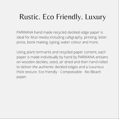 5 pack paper, Deckle Edge Paper, Custom made paper