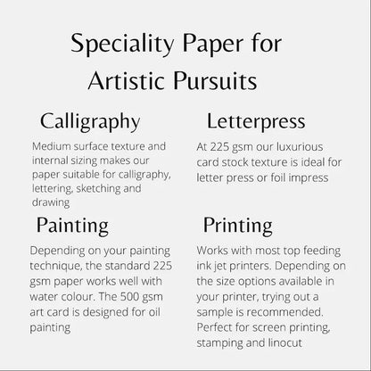 5 pack paper, Deckle Edge Paper, Custom made paper