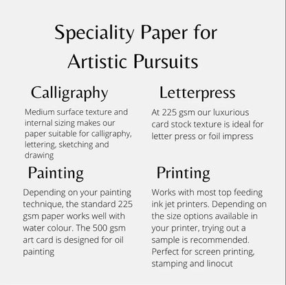 10 pack paper, Deckle Edge Paper, Custom made paper