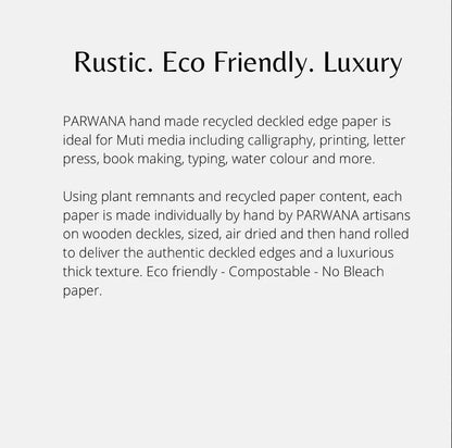 10 pack paper, Deckle Edge Paper, Custom made paper