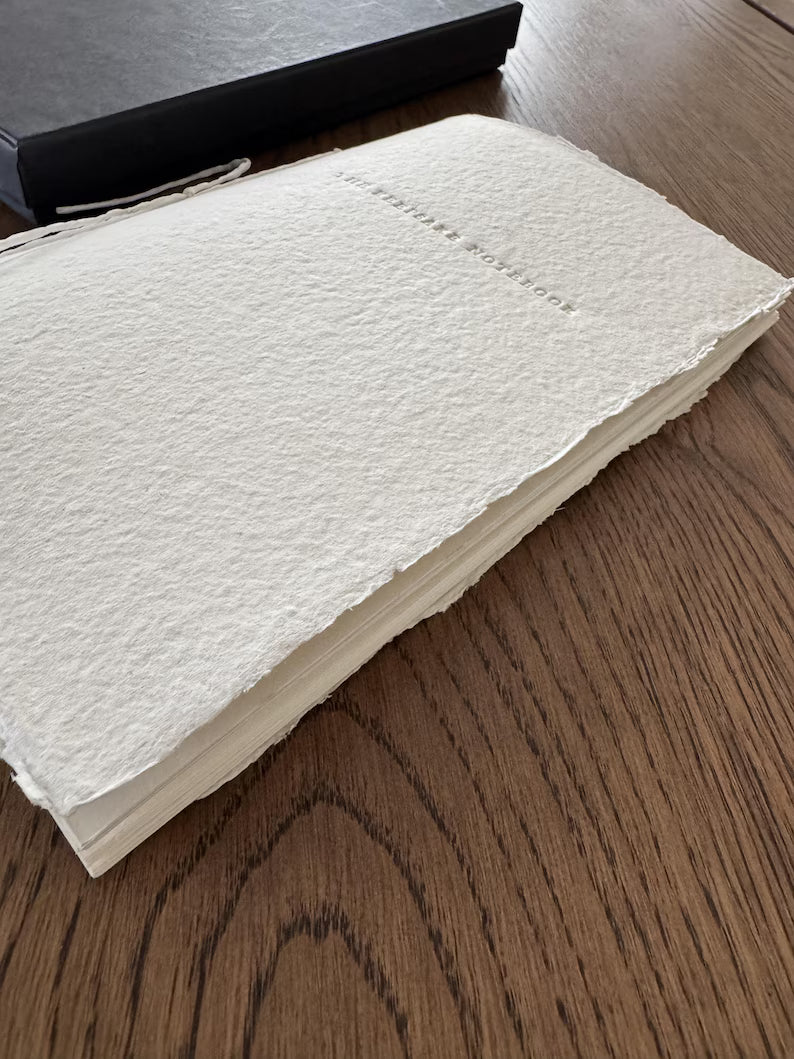 Wedding Journal, Deckle edge paper journal