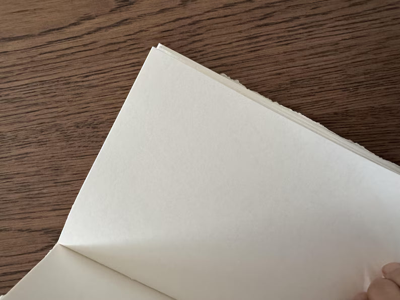 Wedding Journal, Deckle edge paper journal