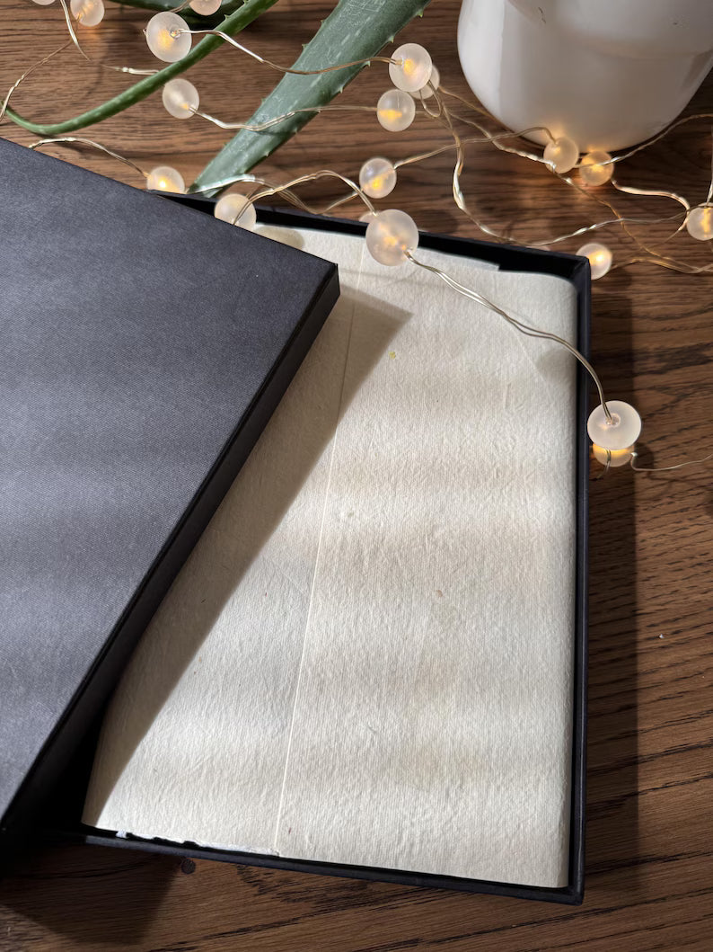 Wedding Journal, Deckle edge paper journal